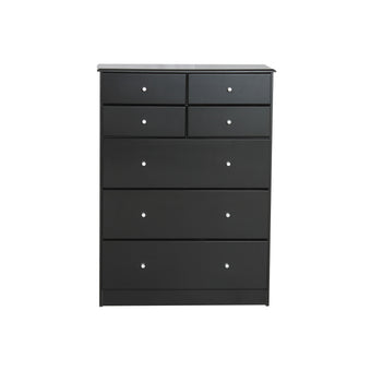Black Pearl 7Drawer Highboy