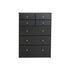 Black Pearl 7Drawer Highboy