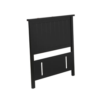 Black Pearl Groove King Single Headboard