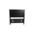 Black Pearl Groove Queen-King Headboard