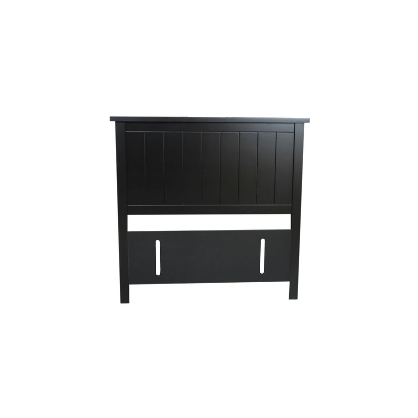 Black Pearl Groove Queen-King Headboard