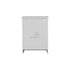 Pearl Bay White 3 Drawer Bedside