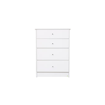 Pearl Bay White 4 Drawer Tallboy