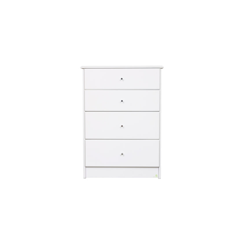 Pearl Bay White 4 Drawer Tallboy