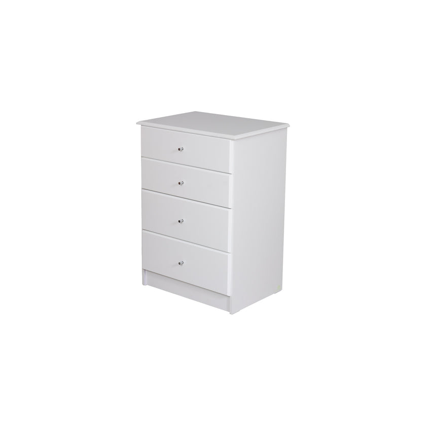 Pearl Bay White 4 Drawer Tallboy