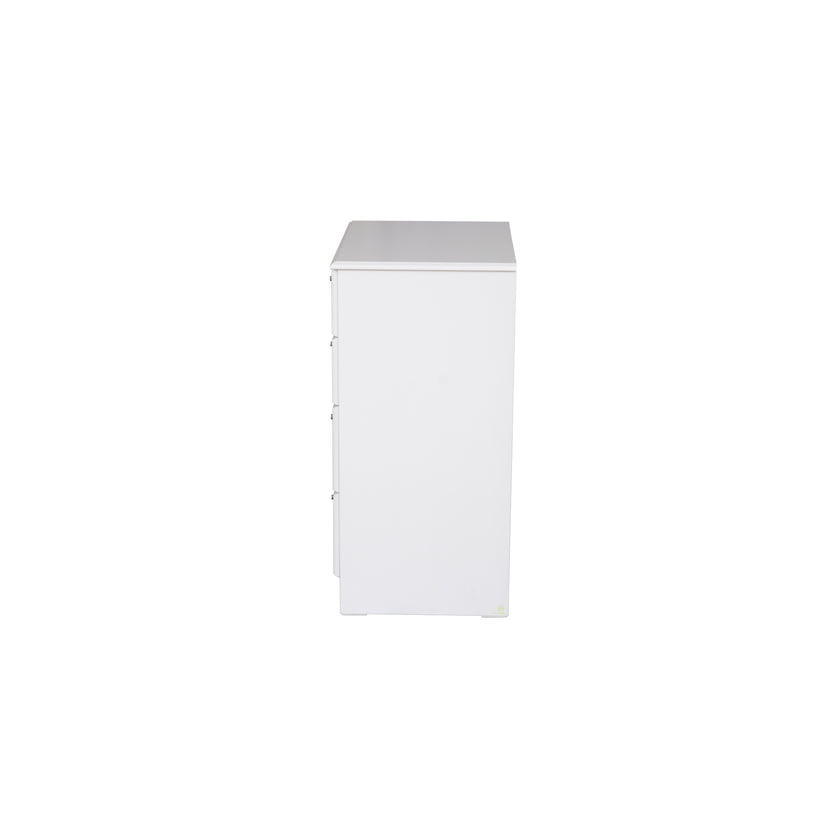 Pearl Bay White 4 Drawer Tallboy