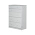 Pearl Bay White 7Drawer Highboy