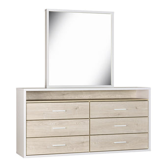 FERN 6 Drw Dresser & Mirror - 1600