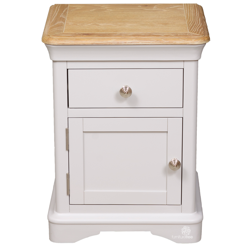 Brighton Bedside Table - 1 Drawer Left Door