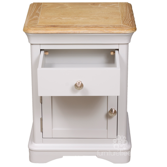 Brighton Bedside Table - 1 Drawer Left Door