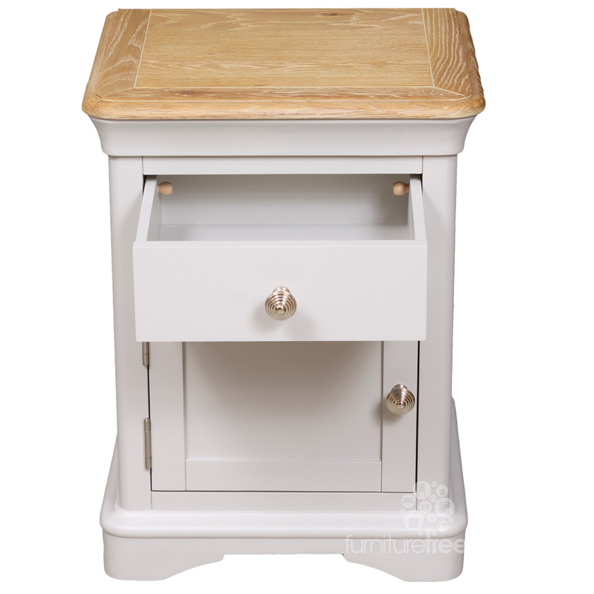 Brighton Bedside Table - 1 Drawer Left Door