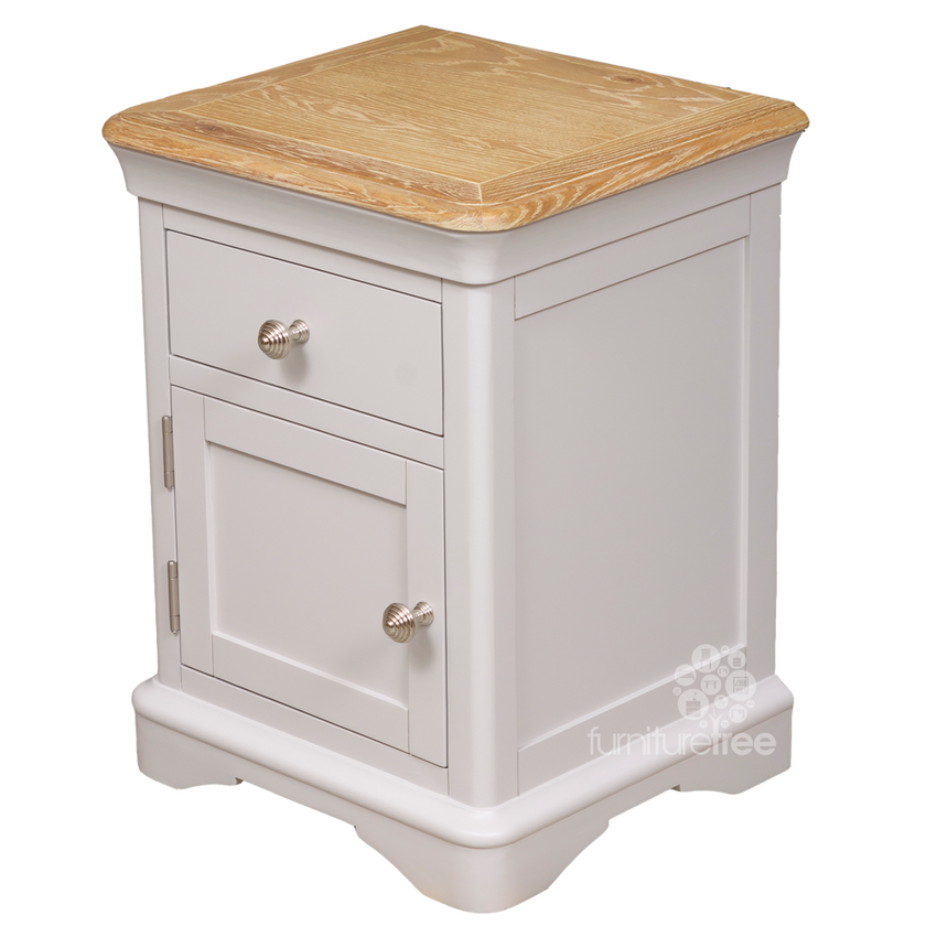 Brighton Bedside Table - 1 Drawer Left Door
