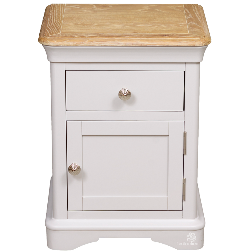 Brighton Bedside Table - 1 Drawer Right Dr