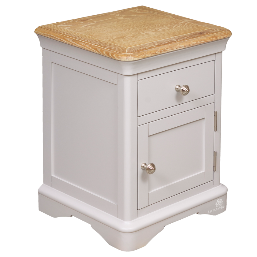 Brighton Bedside Table - 1 Drawer Right Dr