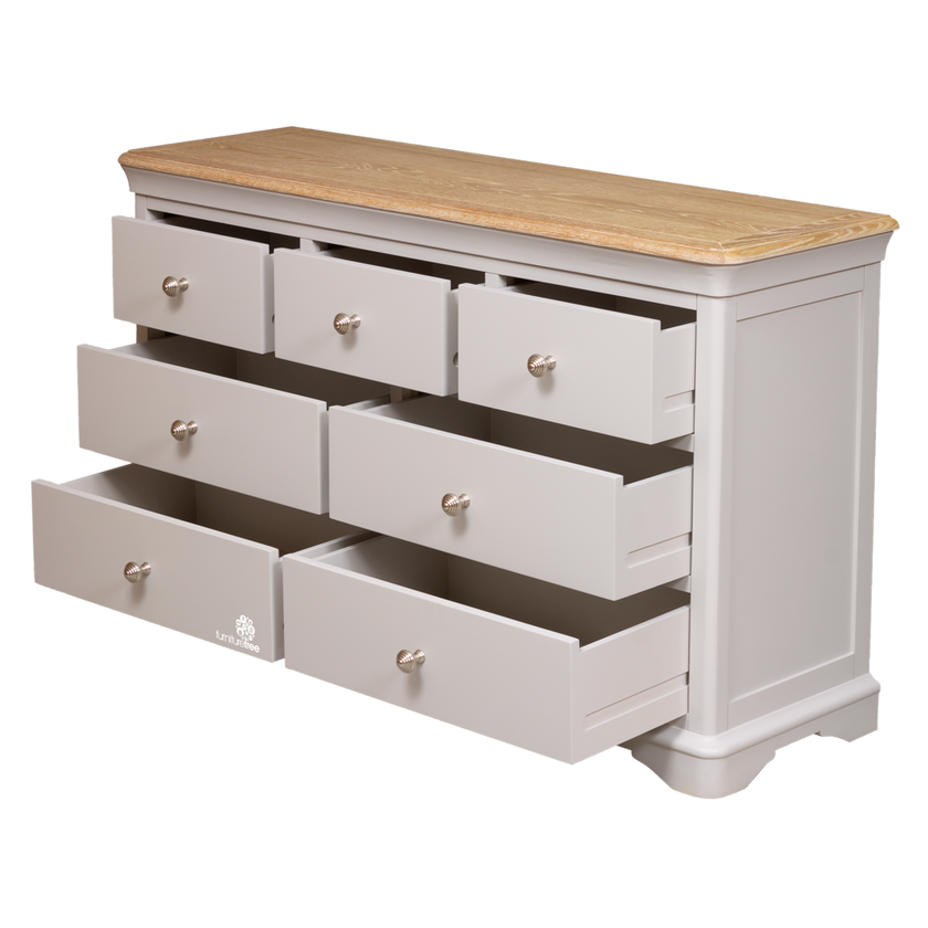 Brighton 7 Drawer Lowboy-Dresser
