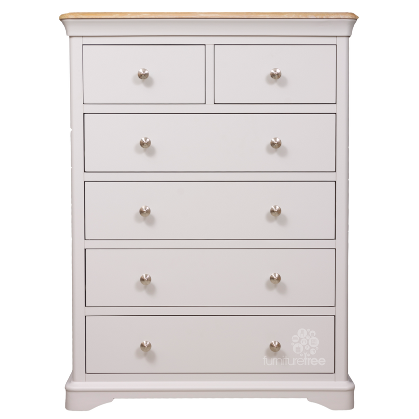 Brighton 6 Drawer Tallboy