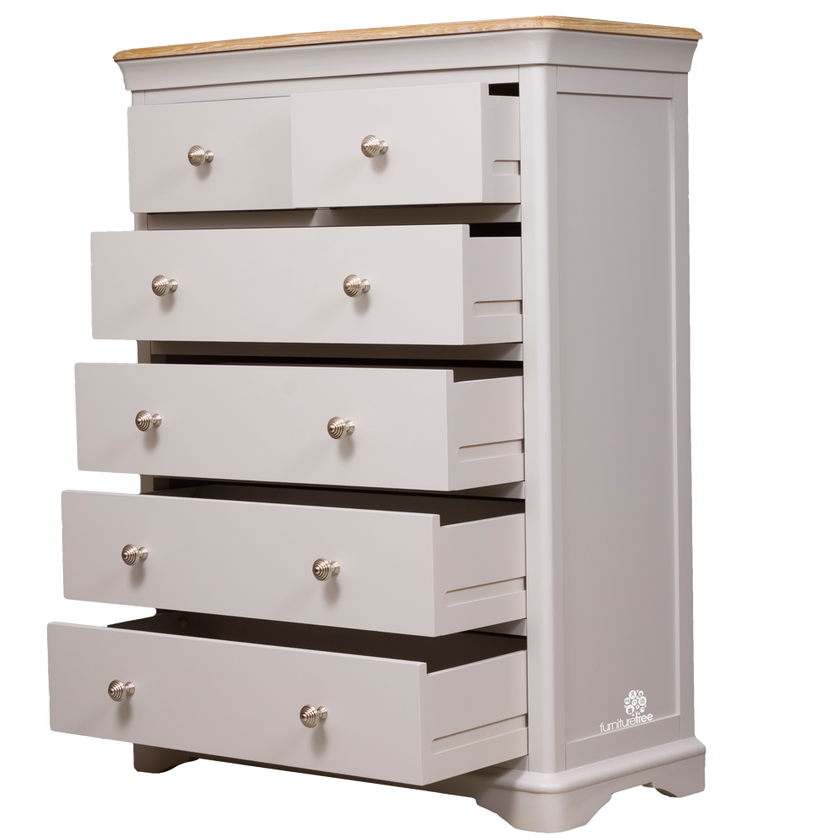 Brighton 6 Drawer Tallboy