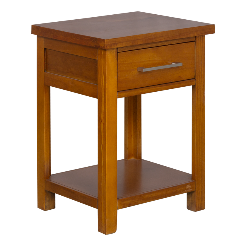 Maestro 1 Drawer Bedside Warm Honey Stain