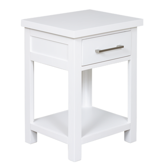 New Maestro 1 Drawer Bed side White
