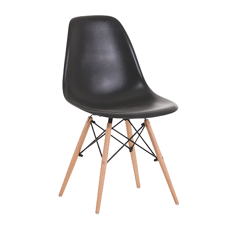 Aero Black Padded Dining Chair* Kd