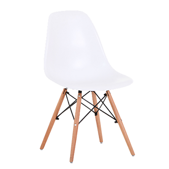 Aero White Padded Dining Chair *Kd