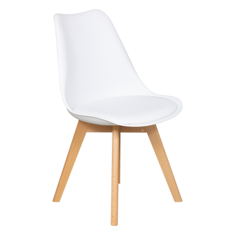 Aero White Dining Chair