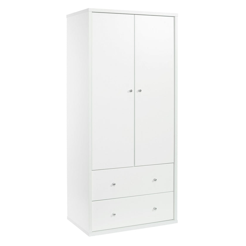 Cosmo-2-Drawer-2-Door-Wardrobe-White