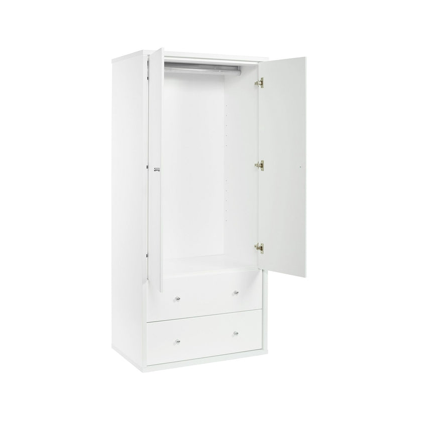Cosmo-2-Drawer-2-Door-Wardrobe-White