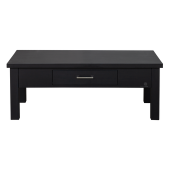 Spring 1 Drawer Black Coffee Table