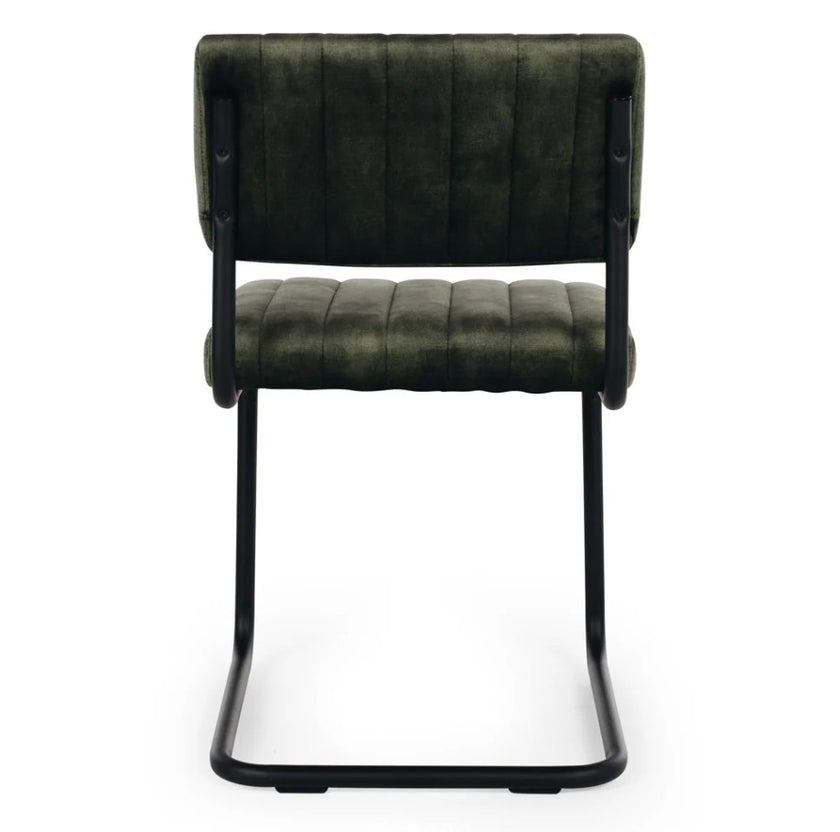 Blake Dining Chair Velvet Moss Green