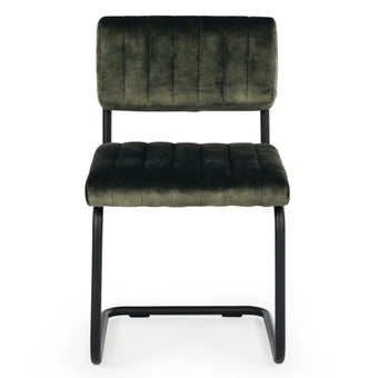 Blake Dining Chair Velvet Moss Green