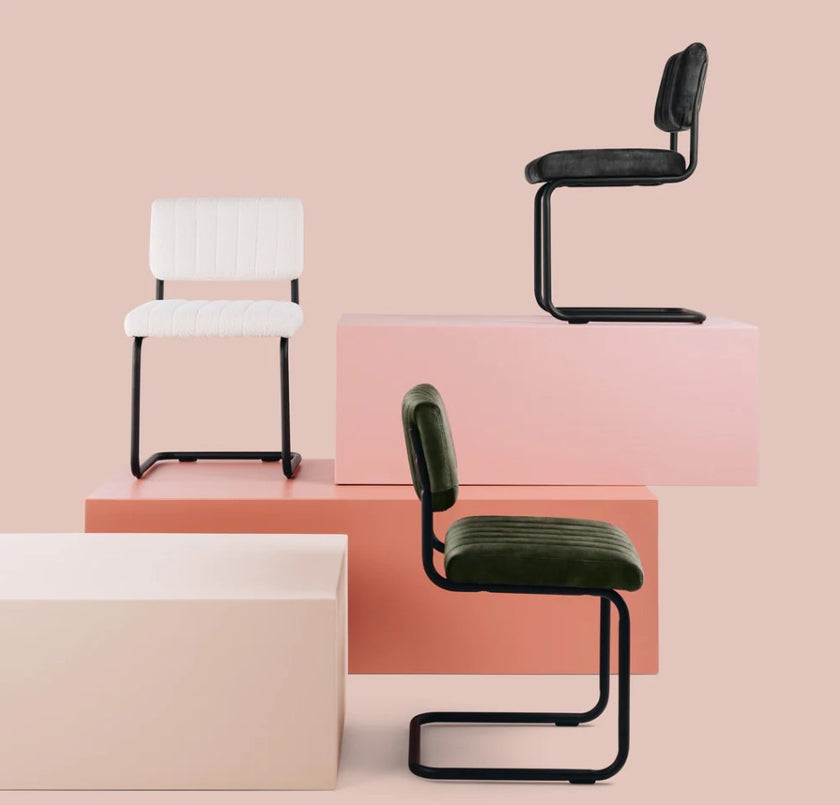 Blake Dining Chair Velvet Moss Green