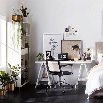 Trestle Desk 1600*700 White *Kit