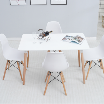 Aero 5 pc 1.2M Dining Suite-White *Kd