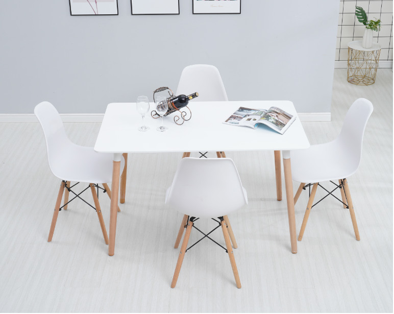 Aero 5 pc 1.2M Dining Suite-White *Kd