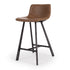 Rustic Barstool Vintage Grey PU