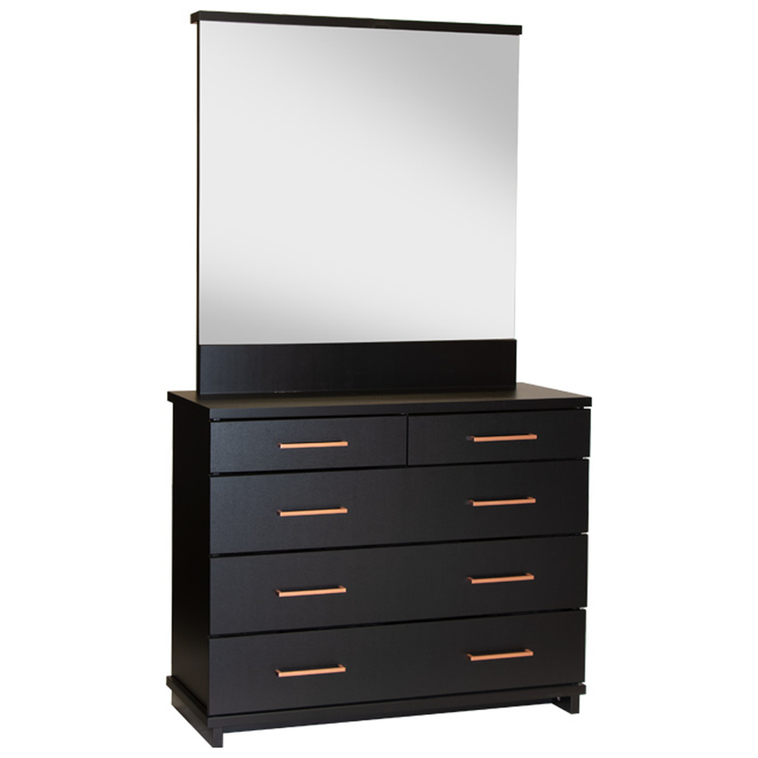 Fox-5-Drawer-Dresser-Mirror