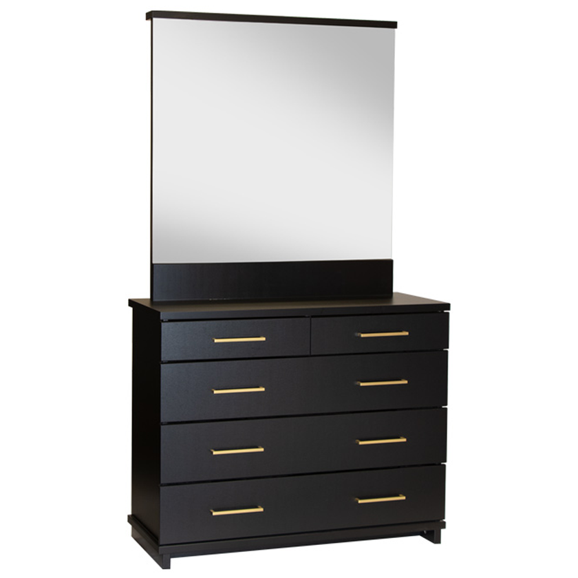Fox-5-Drawer-Dresser-Mirror