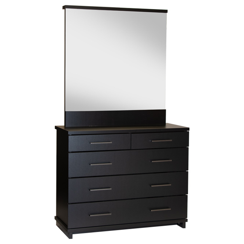 Fox-5-Drawer-Dresser-Mirror