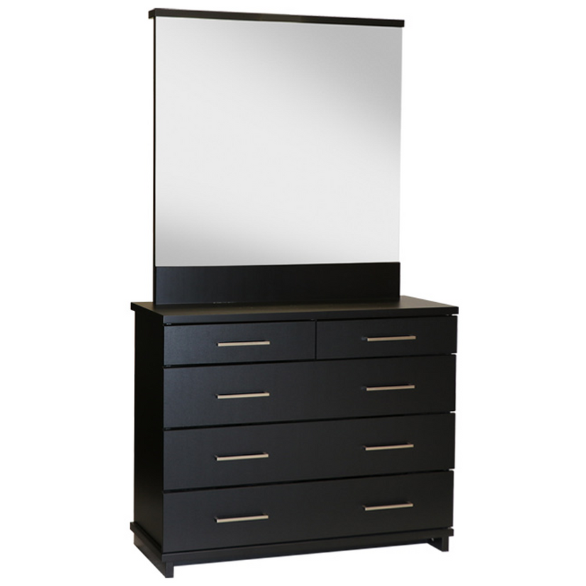 Fox-5-Drawer-Dresser-Mirror