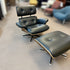Fairview Swivel with Footstool - Leather