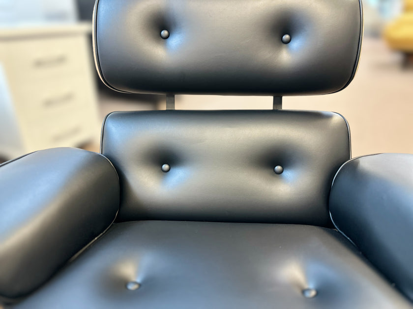 Fairview Swivel with Footstool - Leather