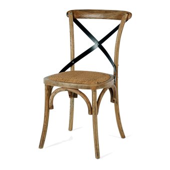 Villa X-back Chair Smoked Oak Rattan Sea