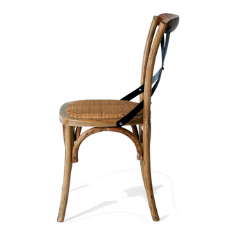 Villa X-back Chair Smoked Oak Rattan Sea
