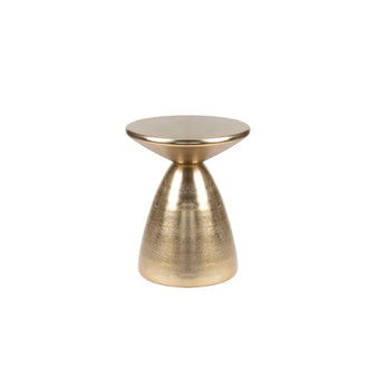 Verona Aluminium Side Stool Brass Antique