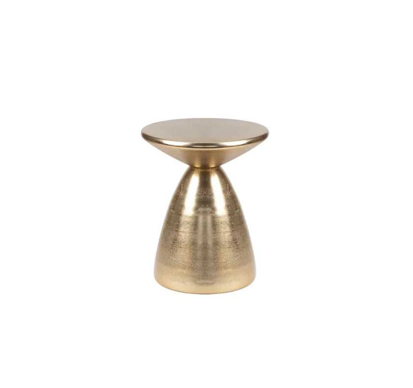 Verona Aluminium Side Stool Brass Antique