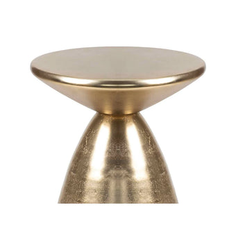 Verona Aluminium Side Stool Brass Antique