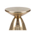 Verona Aluminium Side Stool Brass Antique