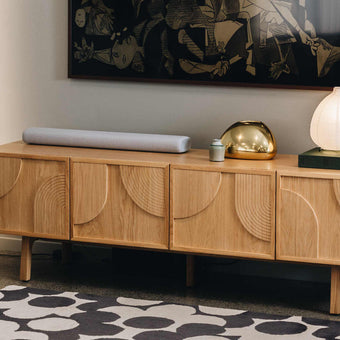 ARC TV Stand (Natural Oak)