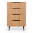 Anders Tallboy 4 drawers (Natural Oak)
